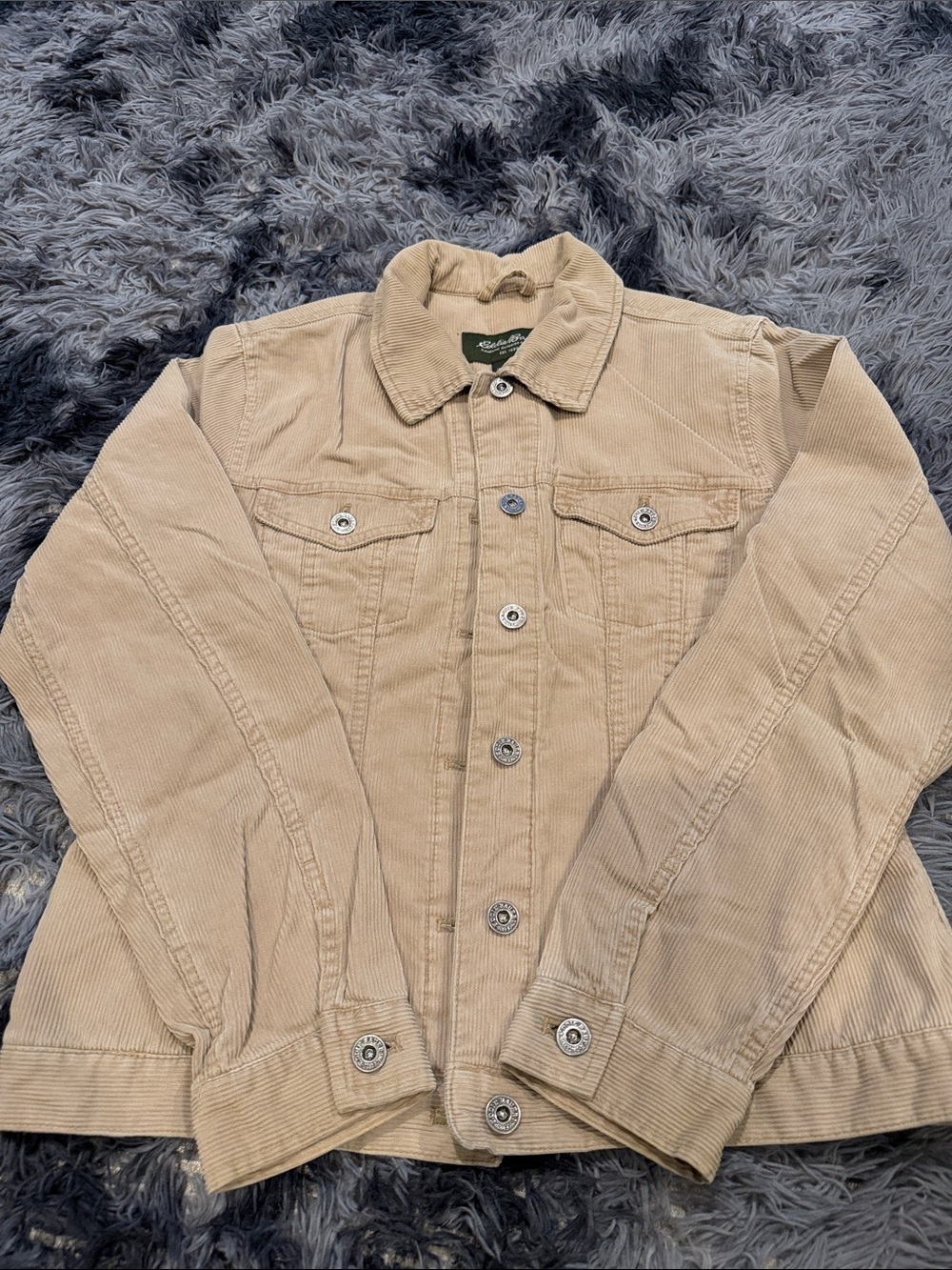 Eddie Bauer Women's Corduroy Jacket in Light Beige